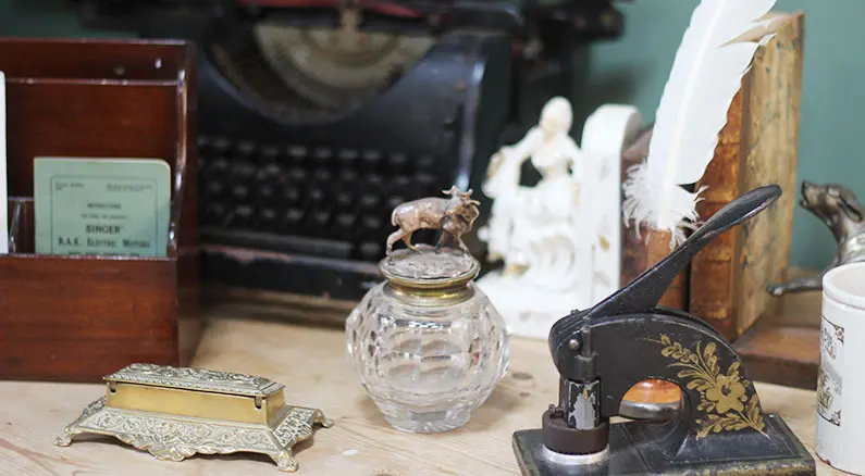 アンティークの文房具、書斎アイテム